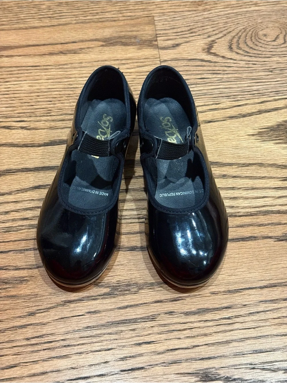Girl So Danca Black Tap shoes size 11.5w